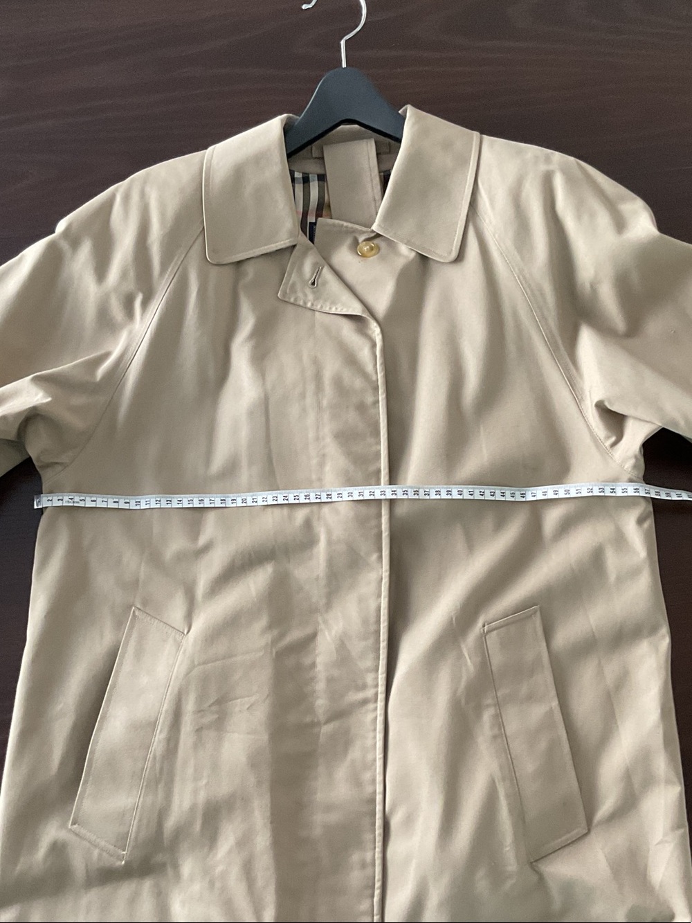Vintage Burberrys London Nova Check Lined Belted Car Coat UK 12 - Picture 11 of 11